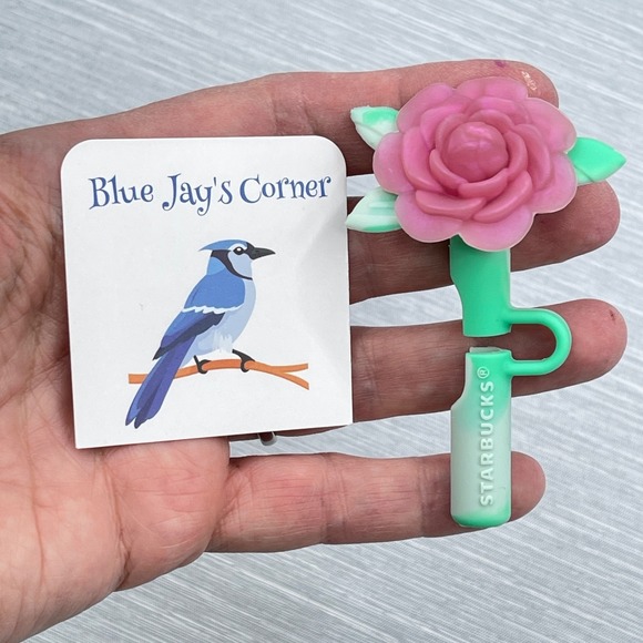 Starbucks Other - Starbucks Straw Topper Rose Silicone for Cold Cup Valentine Love 2024 Release